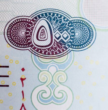 Dünya para koleksiyonu. Birleşik Arap Emirlikleri parasının parçaları.