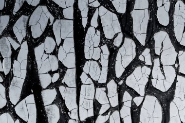 Eski çatlak boyanın güzel örtülü dokusu