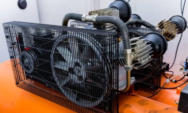 Metal endüstriyel havalandırma. Havalandırma. Havalandırma fan arkaplanı