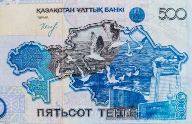 Dünya para koleksiyonu. Kazak parasının parçaları.