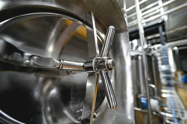 Craft beer brewing equipment in privat brewery