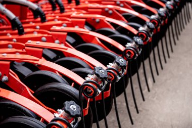 Yeni modern tarım makineleri ve ekipman ayrıntıları