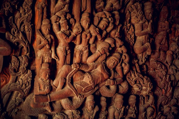 聖域の木製彫刻 — ストック写真