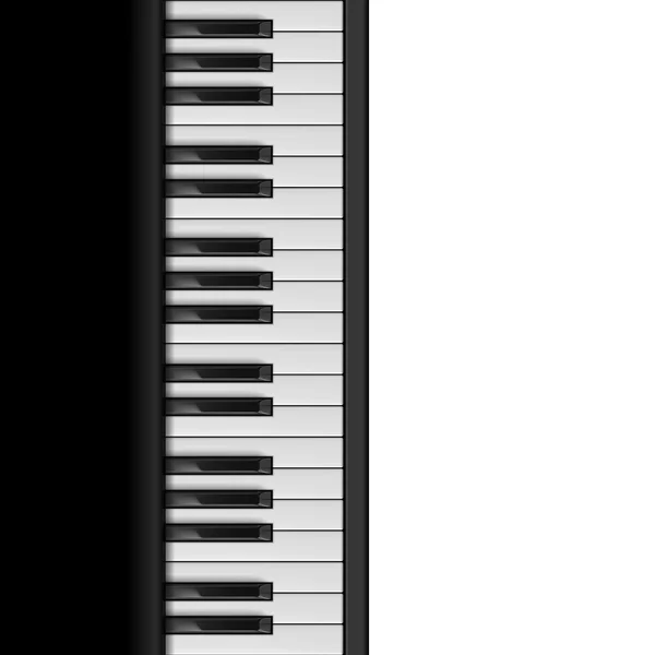 Piano Keys. Ilustração perfeita para design criativo — Vetor de Stock