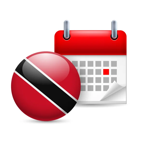 Icona della giornata nazionale a trinidad e tobago — Vettoriale Stock