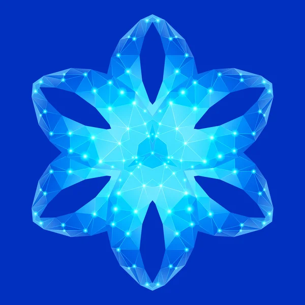 Veelhoekige geometrische sterrenbeelden — Stockvector