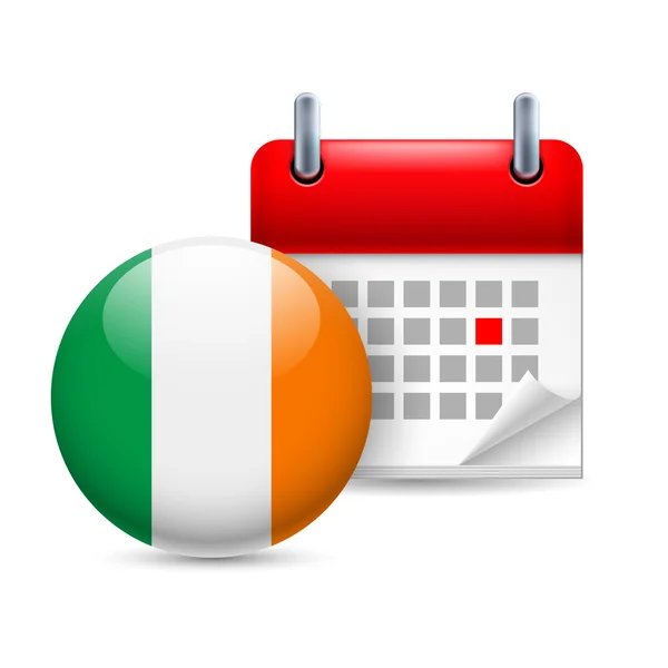 Icon of national day in ireland — Stock Vector