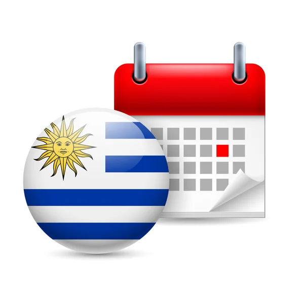 Ikona święto narodowe w Urugwaju — Wektor stockowy