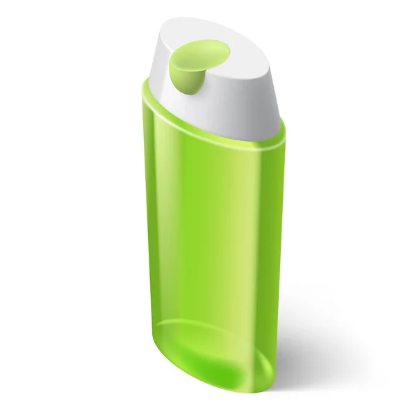 Shampoo Green Icon em estilo isométrico sobre fundo branco — Vetor de Stock