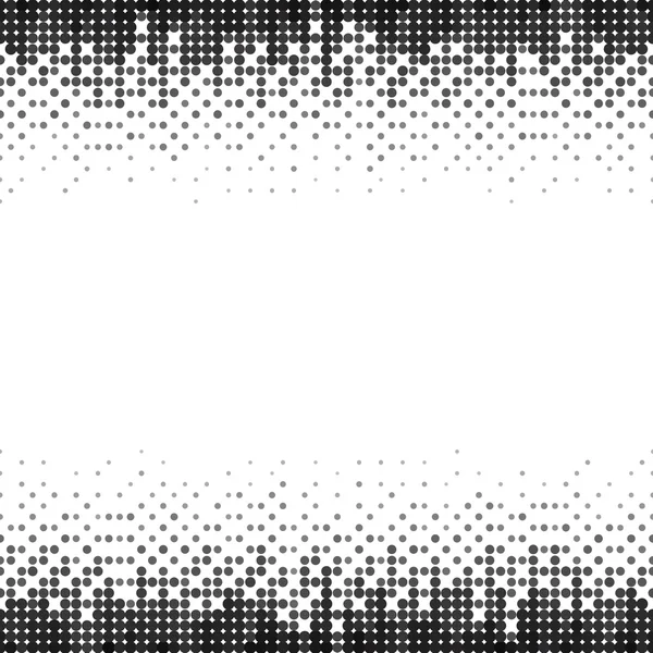 Fond sans couture dégradé avec des particules de points noirs — Image vectorielle