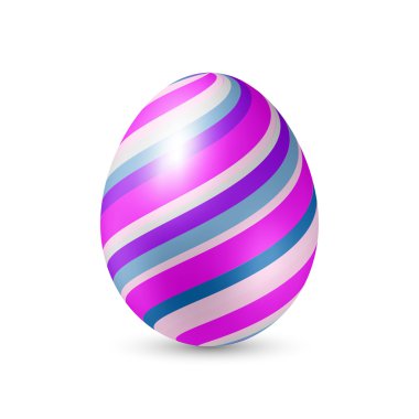 Paskalya yumurtası ile dikey olarak duran beyaz şeritler desen doku-