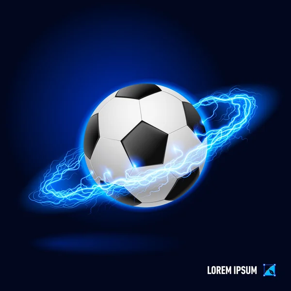 Football haute tension — Image vectorielle
