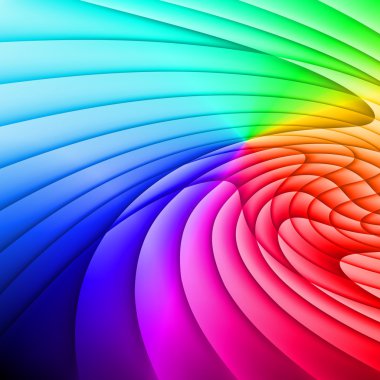 Farklı renkli dalgalar.