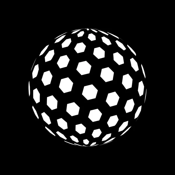 Elemento esfera abstrata — Vetor de Stock