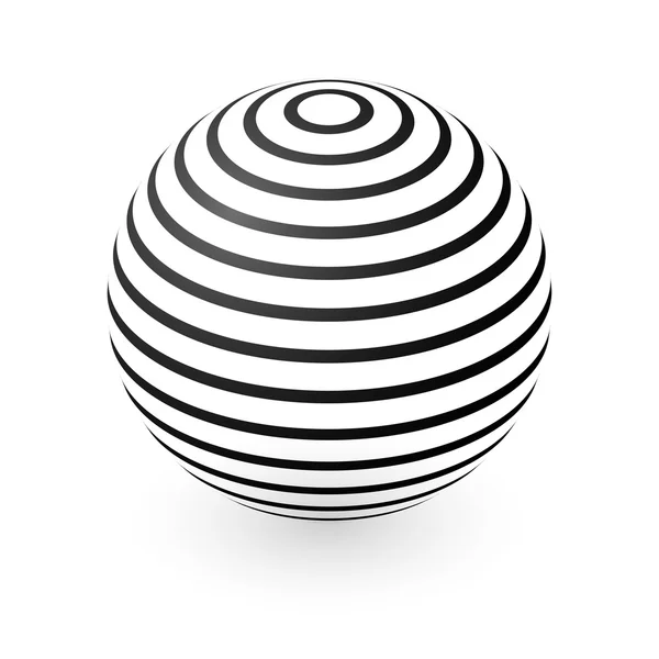 Prvek abstraktní koule — Stockový vektor