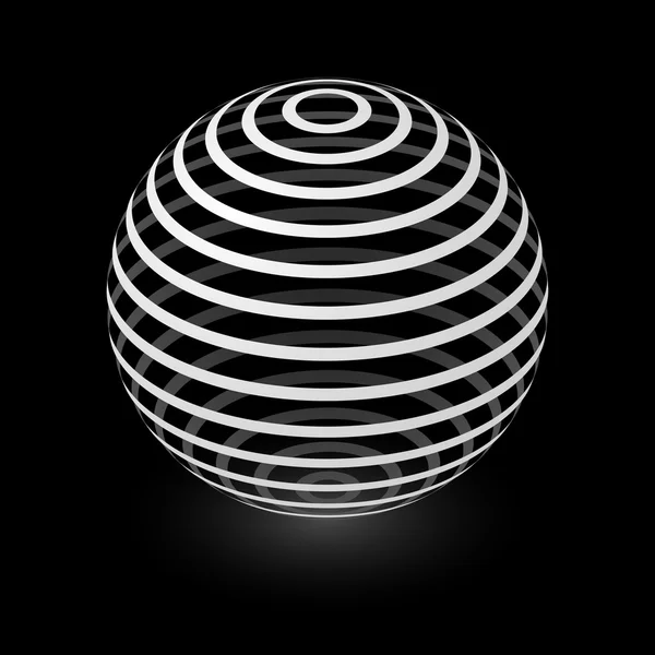 Soyut sphere öğesi — Stok Vektör