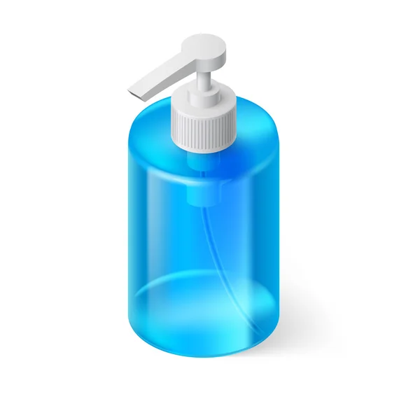 Liquid soap isometric — Stock Vector