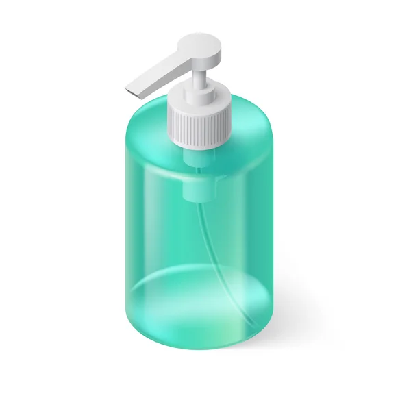 Liquid soap isometric — Stock Vector