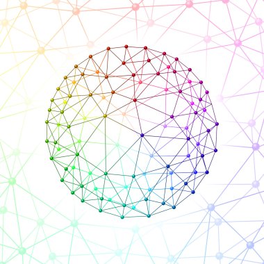 Internet web zarflar küre bağlı web arka plan üzerinde