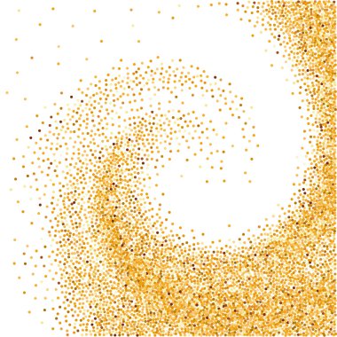 Altın ışıltılı dalga