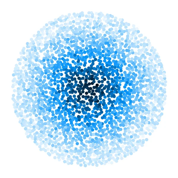 Paillettes rondes pointillées — Image vectorielle