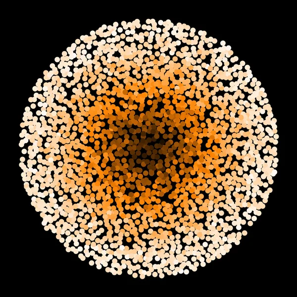 Glanz rund gepunktet — Stockvektor