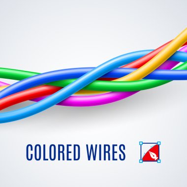 Interwoven plastic wires