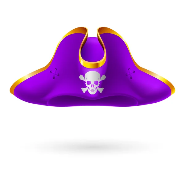 Chapeau armé pirate — Image vectorielle