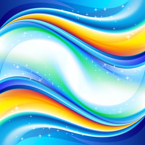 Abstract background with waves — Stock Vector