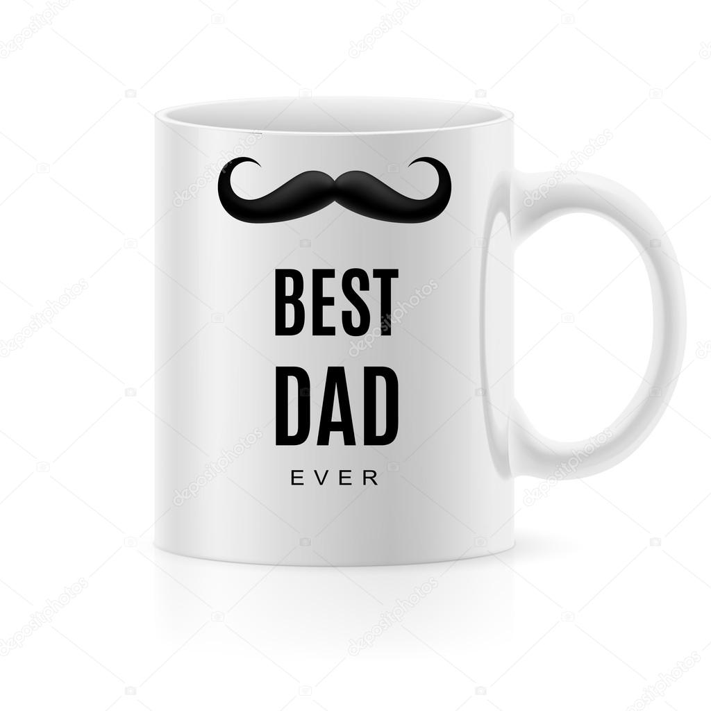 Mug with text a  best dad