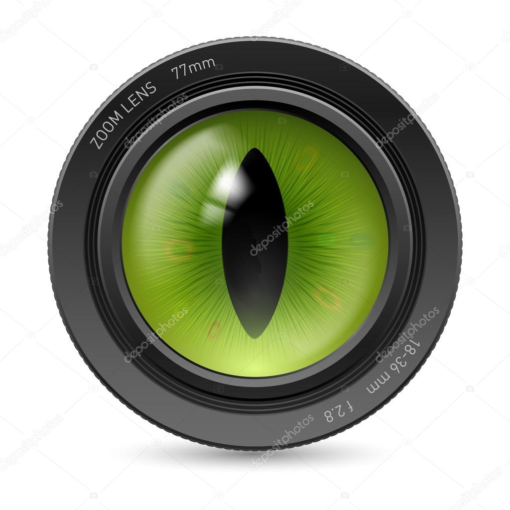 Camera icon lens