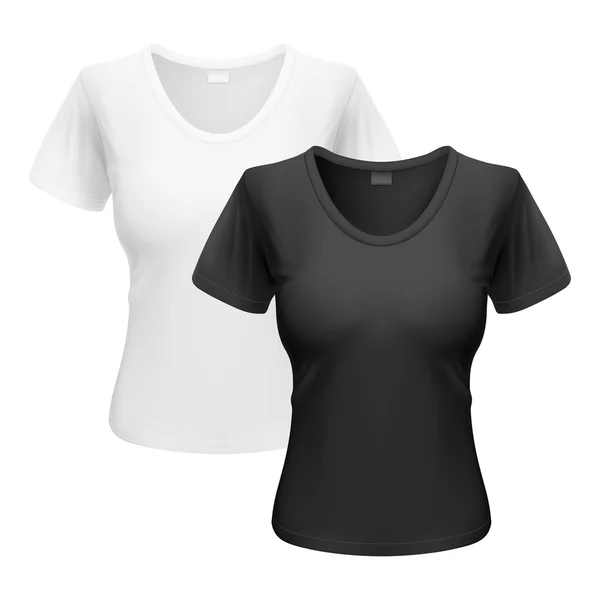 Black and white Tshirt Front View Stock Vector Image by ©dvargg 10129531