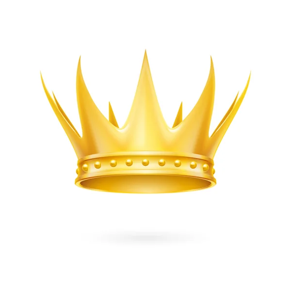 Royal golden crown — Stock Vector