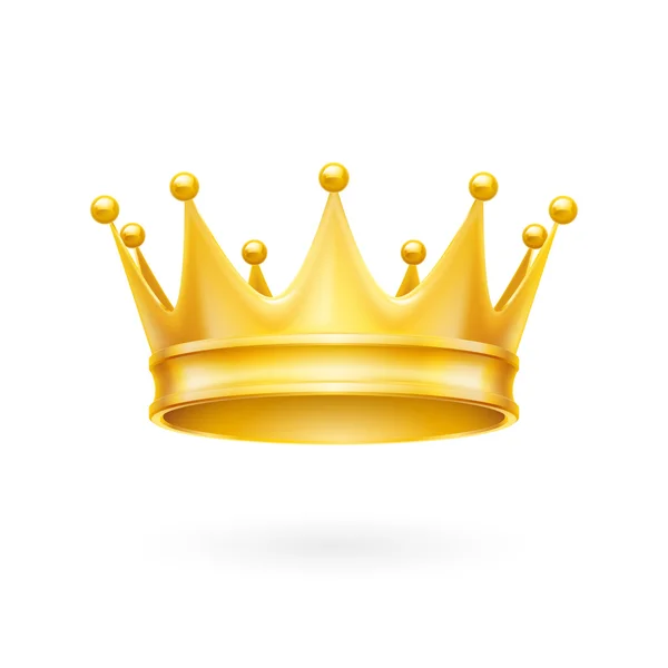 Royal golden crown — Stock Vector