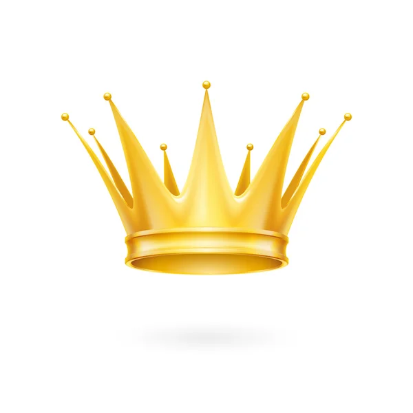 Royal golden crown — Stock Vector