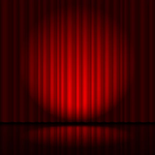 Curtain from the theatre — Stock Vector