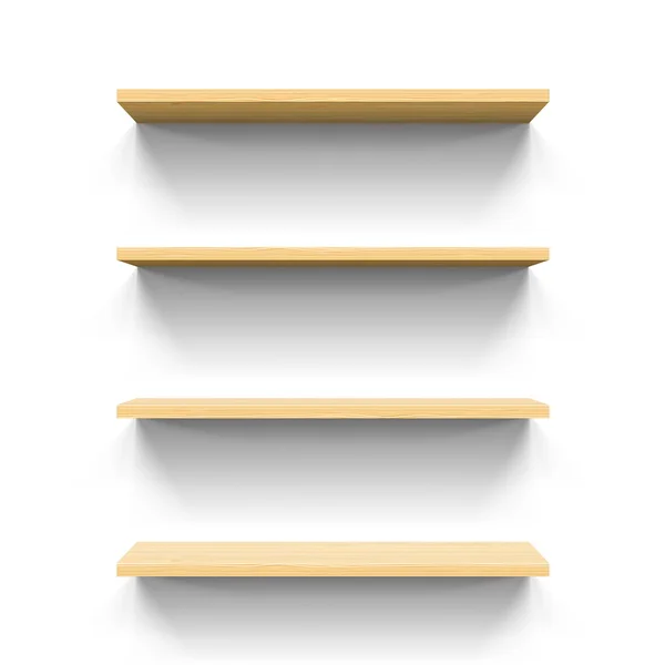 Horizontale houten planken — Stockvector