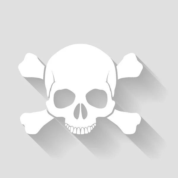 Skull and cross-bones — Stock Vector