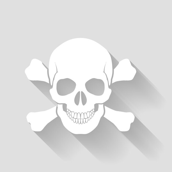 Череп и крестообразные кости
