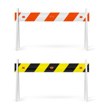 Road barrier clipart