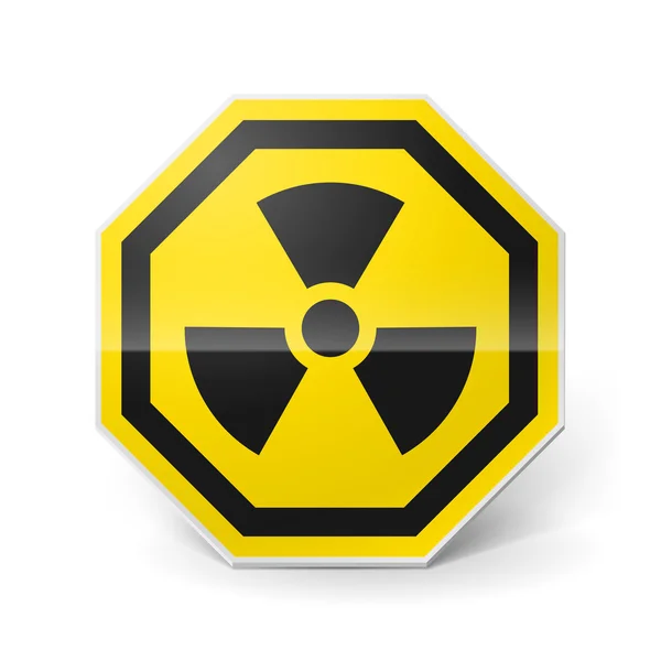 Radiation sign — Stock Vector