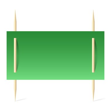 Green paper on toothpicks