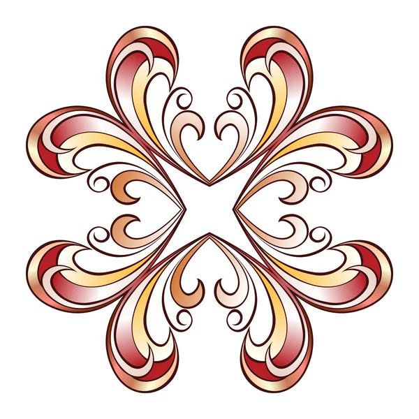 Padrão floral ornamentado — Vetor de Stock