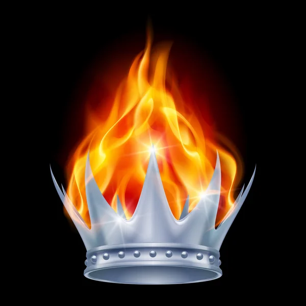 Brennende Krone — Stockvektor