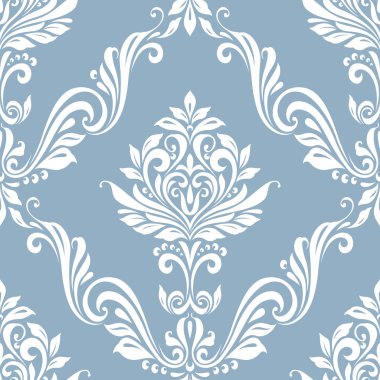 Sorunsuz vintage çiçek desenli lüks arka plan stili