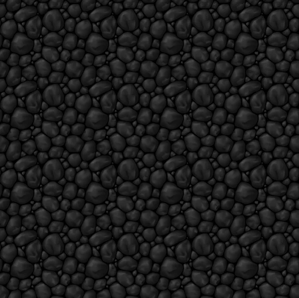 Textuur naadloze zwarte steen voor spelinterface of andere design idee — Stockvector