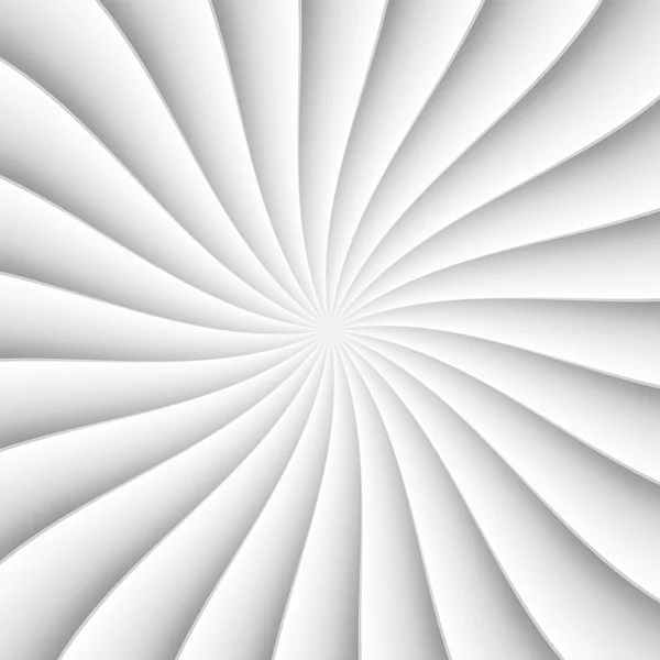 Witte achtergrond in abstracte vorm ventilator met buigen lijn voor ontwerp — Stockvector