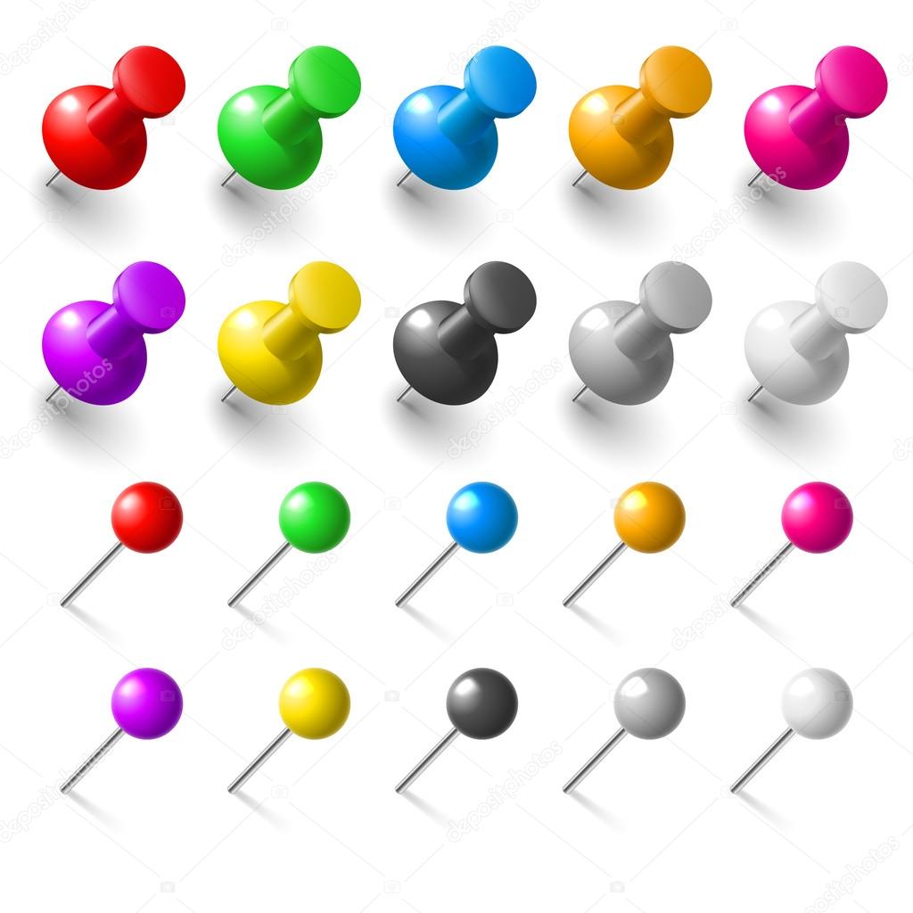 Set of pushpin