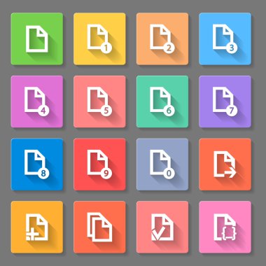 belgeleri simge seti