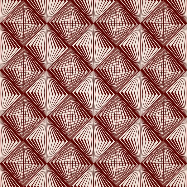 Modèle abstrait de lignes droites de couleur marron à partir de carrés — Image vectorielle